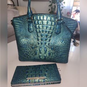 Brahmin Duxbury peacock set